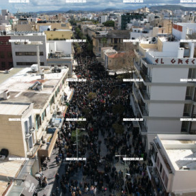 ΑΕΡΟΦΩΤΟΓΡΑΦΙΕΣ ΑΠΟ ΤΗ ΣΥΓΚΕΝΤΡΩΣΗ ΓΙΑ ΤΑ ΤΕΜΠΗ