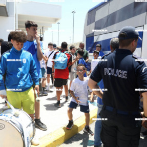 ΑΦΙΞΗ ΤΗΣ ΕΘΝΙΚΗΣ ΑΝΔΡΩΝ ΣΤΟ ΑΕΡΟΔΡΟΜΙΟ