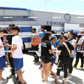 ΑΦΙΞΗ ΤΗΣ ΕΘΝΙΚΗΣ ΑΝΔΡΩΝ ΣΤΟ ΑΕΡΟΔΡΟΜΙΟ