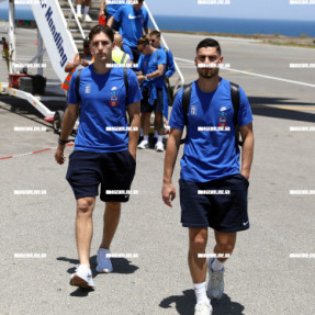 ΑΦΙΞΗ ΤΗΣ ΕΘΝΙΚΗΣ ΑΝΔΡΩΝ ΣΤΟ ΑΕΡΟΔΡΟΜΙΟ