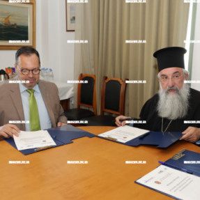 ΥΠΟΓΡΑΦΗ ΣΥΜΒΑΣΗΣ ΑΡΧΙΕΠΙΣΚΟΠΗΣ - ΟΛΗ