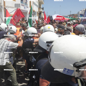 ΤΟ ΙΣΡΑΗΛΙΝΟ ΚΡΟΥΑΖΙΕΡΟΠΛΟΙΟ ΣΤΟ ΛΙΜΑΝΙ ΤΟΥ ΑΓΙΟΥ ΝΙΚΟΛΑΟΥ