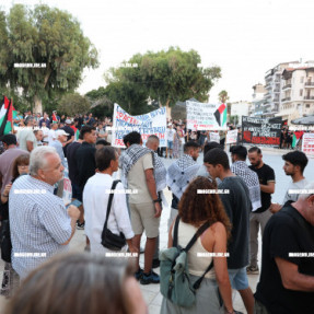 ΣΥΓΚΕΝΤΡΩΣΗ ΓΙΑ ΤΗΝ ΠΑΛΑΙΣΤΙΝΗ