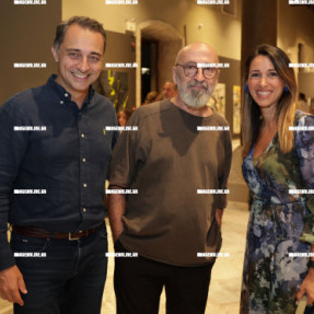 Εγκαίνια έκθεσης ζωγραφικής του Νίκου Βισκαδουράκη στη Βασιλική Αγίου Μάρκου