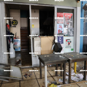 ΕΚΡΗΞΗ ΦΙΑΛΗΣ ΣΕ ΣΤΟΑ ΚΟΝΤΑ ΣΤΟΝ ΑΓΙΟ ΜΗΝΑ