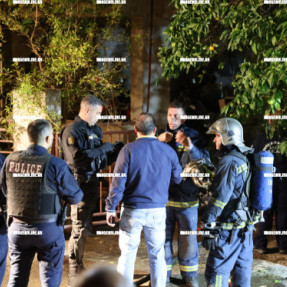 ΦΩΤΙΑ ΜΕ ΔΥΟ ΝΕΚΡΟΥΣ ΣΤΟ ΜΑΣΤΑΜΠΑ