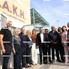 Ο ΓΙΑΝΝΗΣ ΒΡΟΥΤΣΗΣ ΣΤΟ ΚΟΛΥΜΒΗΤΗΡΙΟ ΗΡΑΚΛΕΙΟΥ