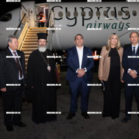 Πρώτη πτήση της Cyprus Airways από τη Λάρνακα, στο «Ν. Καζαντζάκης
