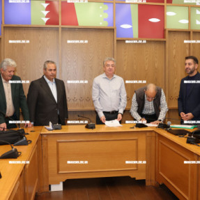 ΥΠΟΓΡΑΦΗ ΣΥΜΒΑΣΗΣ " ΔΙΑΜΟΡΦΩΣΗ ΠΛΑΤΕΙΑΣ ΕΥΡΩΠΗΣ ΚΑΙ ΔΙΚΤΑΙΟΥ ΑΝΤΡΟ