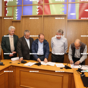 ΥΠΟΓΡΑΦΗ ΣΥΜΒΑΣΗΣ " ΔΙΑΜΟΡΦΩΣΗ ΠΛΑΤΕΙΑΣ ΕΥΡΩΠΗΣ ΚΑΙ ΔΙΚΤΑΙΟΥ ΑΝΤΡΟ