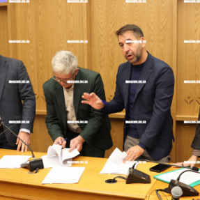 ΥΠΟΓΡΑΦΗ ΣΥΜΒΑΣΗΣ " ΔΙΑΜΟΡΦΩΣΗ ΠΛΑΤΕΙΑΣ ΕΥΡΩΠΗΣ ΚΑΙ ΔΙΚΤΑΙΟΥ ΑΝΤΡΟ