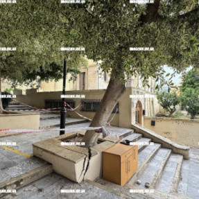 ΖΗΜΙΕΣ ΣΤΗΝ ΠΛΑΤΕΙΑ ΤΟΥ ΑΓΙΟΥ ΜΗΝΑ ΑΠΟ ΤΟΝ ΑΕΡΑ