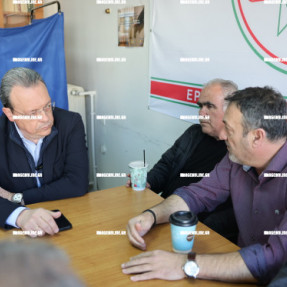 ΕΠΙΣΚΕΨΗ ΣΩΚΡΑΤΗ ΦΑΜΕΛΛΟΥ ΣΤΟ ΕΡΓΑΤΙΚΟ ΚΕΝΤΡΟ