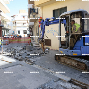 ΞΕΚΙΝΗΣΑΝ ΤΑ ΕΡΓΑ ΣΤΗΝ ΤΑΞΙΑΡΧΟΥ ΜΑΡΚΟΠΟΥΛΟΥ