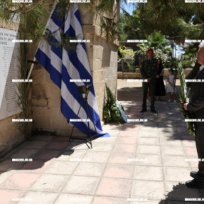 ΚΑΤΑΘΕΣΗ ΣΤΕΦΑΝΩΝ ΓΙΑ ΤΗΝ ΜΝΗΜΗ ΤΩΝ 62 ΜΑΡΤΥΡΩΝ