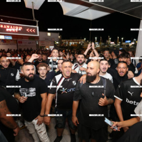 ΥΠΟΔΟΧΗ ΤΗΣ ΟΜΑΔΑΣ ΤΟΥ ΟΦΗ ΣΤΟ ΑΕΡΟΔΡΟΜΙΟ ΜΕΤΑ ΤΗ ΝΙΚΗ ΜΕ ΤΟΝ ΟΛΥΜΠΙΑΚΟ