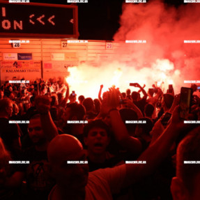ΥΠΟΔΟΧΗ ΤΗΣ ΟΜΑΔΑΣ ΤΟΥ ΟΦΗ ΣΤΟ ΑΕΡΟΔΡΟΜΙΟ ΜΕΤΑ ΤΗ ΝΙΚΗ ΜΕ ΤΟΝ ΟΛΥΜΠΙΑΚΟ
