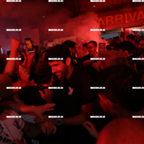 ΥΠΟΔΟΧΗ ΤΗΣ ΟΜΑΔΑΣ ΤΟΥ ΟΦΗ ΣΤΟ ΑΕΡΟΔΡΟΜΙΟ ΜΕΤΑ ΤΗ ΝΙΚΗ ΜΕ ΤΟΝ ΟΛΥΜΠΙΑΚΟ