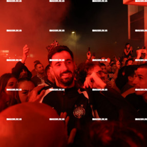 ΥΠΟΔΟΧΗ ΤΗΣ ΟΜΑΔΑΣ ΤΟΥ ΟΦΗ ΣΤΟ ΑΕΡΟΔΡΟΜΙΟ ΜΕΤΑ ΤΗ ΝΙΚΗ ΜΕ ΤΟΝ ΟΛΥΜΠΙΑΚΟ
