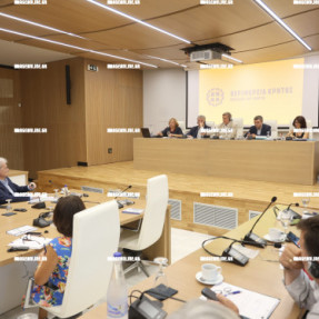 ΣΥΣΚΕΨΗ ΕΡΓΑΣΙΑΣ ΠΑΡΟΥΣΙΑ ΤΟΥ ΔΙΕΥΘΥΝΤΗ ΕΥΡΩΠΑΙΚΗΣ ΕΠΙΤΡΟΠΗΣ ΜΕ ΦΟΡΕΙΣ ΣΤΗΝ ΠΕΡΙΦΕΡΕΙΑ