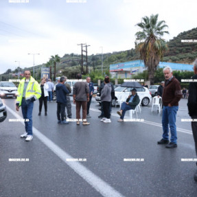 ΚΛΕΙΣΙΜΟ ΔΡΟΜΟΥ ΕΞΩ ΑΠΟ ΤΟ ΠΡΩΗΝ ΕΡΓΟΣΤΑΣΙΟ ΣΚΟΥΛΟΥΔΗ