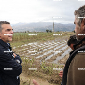 Ο ΑΛΕΞΗΣ ΤΣΙΠΡΑΣ ΣΤΟ ΟΡΟΠΕΔΙΟ ΛΑΣΙΘΙΟΥ
