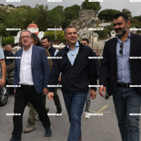 Ο ΑΛΕΞΗΣ ΤΣΙΠΡΑΣ ΣΤΟ ΟΡΟΠΕΔΙΟ ΛΑΣΙΘΙΟΥ