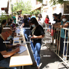 RAPID TEST ΣΤΗΝ ΠΛΑΤΕΙΑ ΤΟΥ ΑΓΙΟΥ ΜΗΝΑ