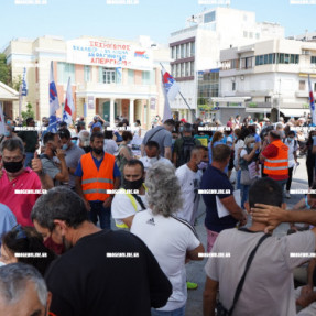 ΑΠΕΡΓΙΑΚΗ ΣΥΓΚΕΝΤΡΩΣΗ ΣΤΗΝ ΠΛΑΤΕΙΑ ΕΛΕΥΘΕΡΙΑΣ ΑΠΟ ΤΟ ΠΑΜΕ