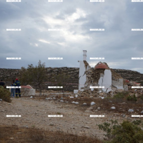 ΣΕΙΣΜΟΣ ΚΑΙ ΚΑΤΑΡΡΕΥΣΗ ΕΚΚΛΗΣΙΑΣ ΣΤΟΝ ΞΗΡΟΚΑΜΠΟ ΣΗΤΕΙΑΣ