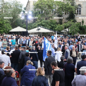 ΟΜΙΛΙΑ ΜΗΤΣΟΤΑΚΗ ΣΤΗΝ ΠΛΑΤΕΙΑ ΑΓΙΟΥ ΤΙΤΟΥ