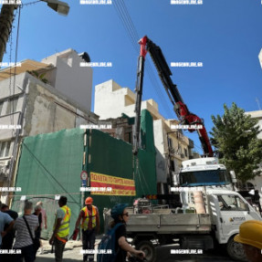 ΕΡΓΑ ΚΑΤΕΔΑΦΙΣΗΣ ΣΕ ΠΑΛΙΟ ΚΤΗΡΙΟ ΣΤΗΝ ΓΙΑΝΝΙΤΣΩΝ ΛΟΓΟ ΚΑΤΆΡΡΕΥΣΗΣ ΤΟΙΧΟΥ
